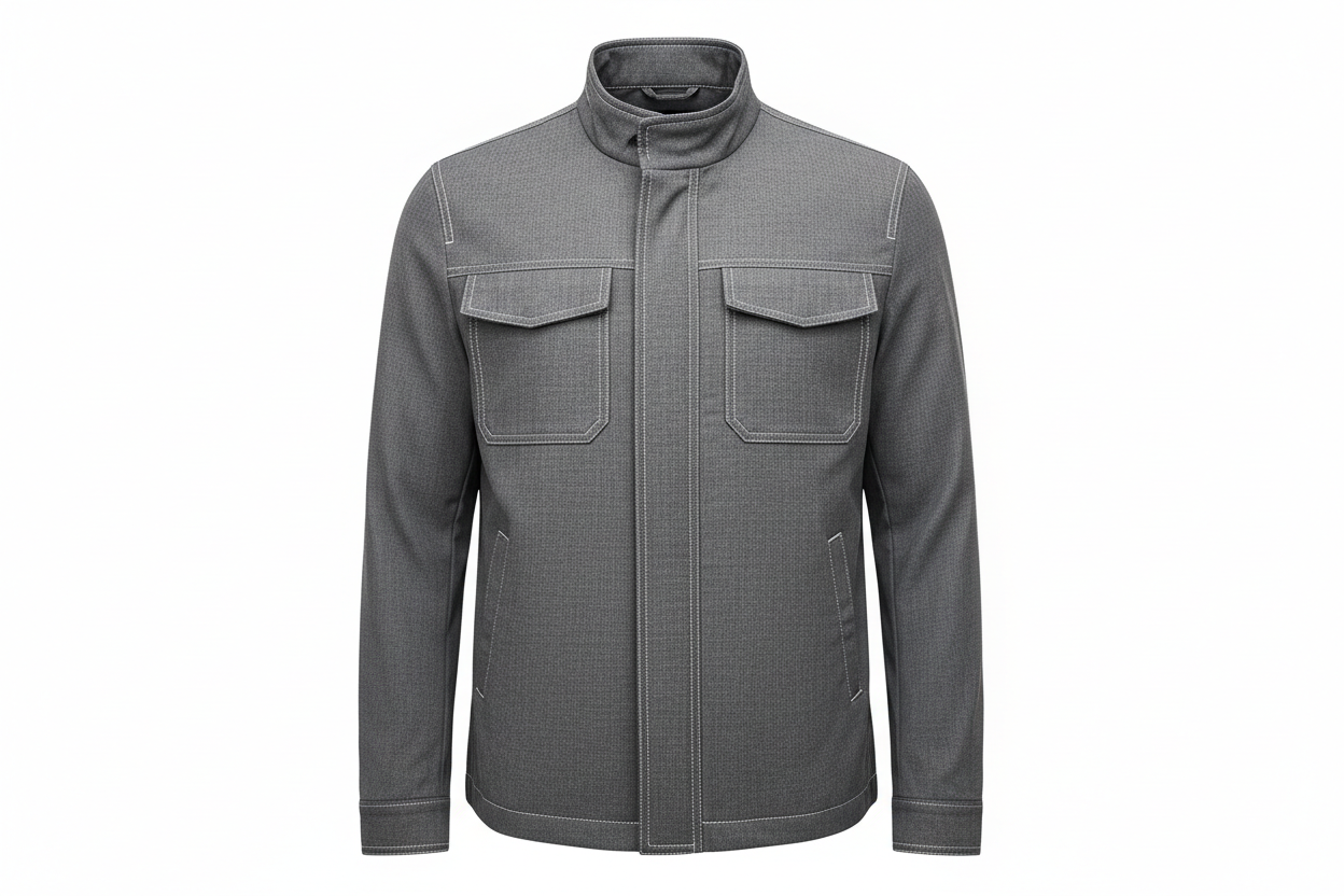 mens double pocket jacket